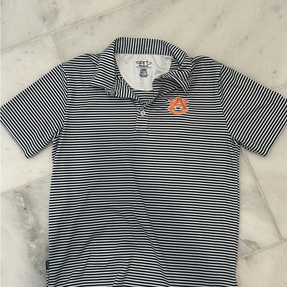 Auburn University Striped Polo Shirt for Kids